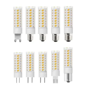 LED Dimmable Corm Lamp Bulb Candle Light Lighting G4 G8 G9 E11 E12 E14 E17 BA15S T10 8W Marm Cold White SMD2835 12V 110V 230V