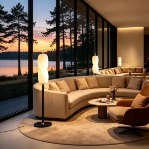 LED Dimmable Floor Standing Lamp Manufacturer Ambient Floor Lamp Hotel Hotel Lobby Hotel Guest Room Floor Lamp