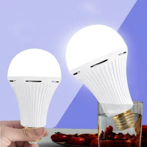 LED Emergency Bulb with Power Outage and Remote Control E27 Screw Base for Office