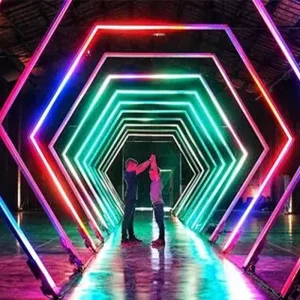 LED Exhibition Booth Wall Light with Bridge Light and 2811 Pixel LEDs