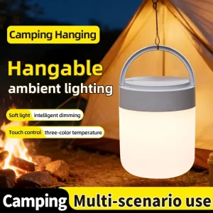 LED Eye Protection Soft Light Night Light Battery & Type C Rechargeable Outdoor Home Dual Use Bedroom Sleep Light Gift
