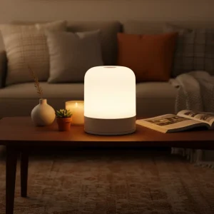 LED Eye Protection Soft Light Night Light Rechargeable Outdoor Home Dual Use Bedroom Sleep Light Remote Touch Control Warm White