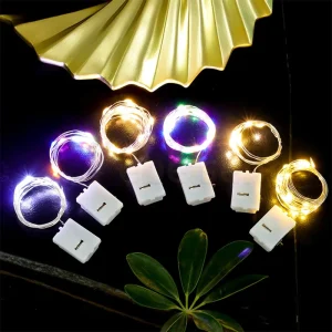 LED Fairy Lights 3 Mode Light String Button Battery Christmas Decoration Party Wedding Garden New Xmas Tree Year’s Decor