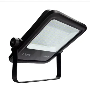 LED Flood Light Aluminum Housing IP65 Waterproof 100W AC120-270V for Pickleball Court with Optional Motion Sensor