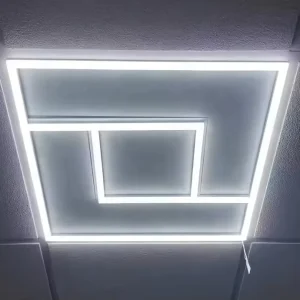 LED Frame Panel Light 48W Suspension Square Panel Frame 60x60cm 3000K-6500K