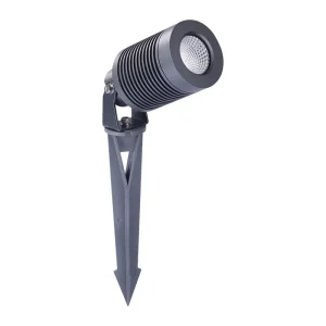 LED Garden Light IP65 Rated 12V Anodized Aluminum Outdoor Landscape Spike Light with 3000K Warm White