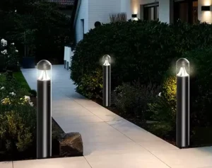 LED Garden Lights Outdoor IP65 Waterproof 200W 420pcs SMD 2835 LEDs Motion Sensor Aluminum AC Warm White 220V 5 Year Warranty