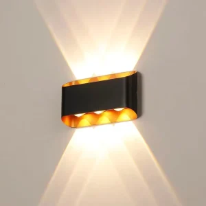 LED Indoor Wall Light LED Indoor Decorative Lighting for Courtyard Foyer Bedroom Hotel Aluminum Lamp Body for Indoor Use