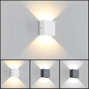 LED Indoor outdoor Wall Lamp Aluminum 12W Warm white Light Decorative up and Down Lighting Wall Lamp