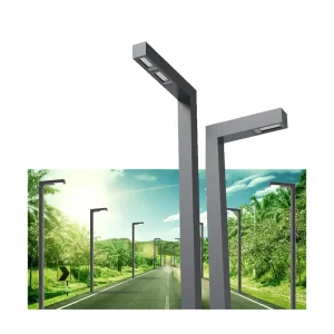 LED Landscape Light Outdoor Motion Sensor Lawn Lamp IP66 Waterproof Square Pole Driveway Yard Garden Patio
