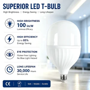 LED Light Bulb Energy-Saver Bulb Long Lifespan Indoor Lighting for Home Hotel Office Bulk OEM