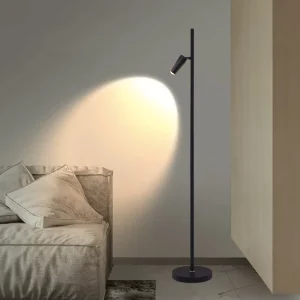 LED Light Shadow Floor Lamp Designer Light Luxury Atmosphere Sunset Spotlight Live Room Lamp