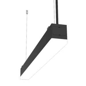 LED Linear Light 30W Linear Suspended 3ft Black Lightning Up Down LED Ceiling Light CE Certified IP20 5 Year Warranty Office