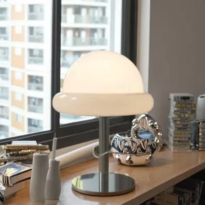 LED Living Room Table Lamp Shade Study Desk Bedside Lamp Home Office Decoration Night Light