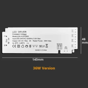LED Mini Constant Voltage Cabinet Light Driver Power Supply DC 12V 24V 15W 24W 36W 60W 100W