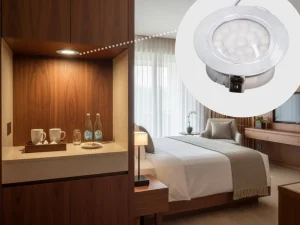 LED Modern Aluminum Puck Light for Under Cabinet Lighting with Soft Diffused Illumination 12V Dimmable 5046 21