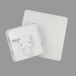 LED Moisture-Proof IP33 Square Panel Ceiling Lamp Dual Color Temperature CRI 50 PC