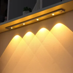 LED Motion Sensor Cabinet Light 40cm 60cm 80cm Rechargeable Wardrobe Closet Kitchen Light