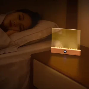 LED Natural Light Flat Reading Lamp Portable Bedroom Night Light for Reading and Learning