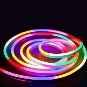 LED Neon Light Strip LED Flexible Neon Strip Lights RGB Outdoor Custom IP67 Waterproof SMD5050 DC 5V 12V 90 Landscape