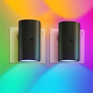 LED Night Light Night Lights Plug Into Wall Color Changing Nightlight RGB with Light Sensor for Home Decor for Kids Sleep Light
