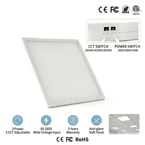 LED Panel Ceiling Light 24W 40W 60W Aluminum IP65 Waterproof for Office and Living Room