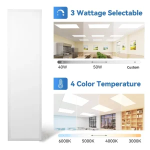 LED Panel Light 120x60cm 50W AC 220-240V Modular Ceiling Light for Homes, Offices, Garages, Warehouses, Basements, and Hospitals