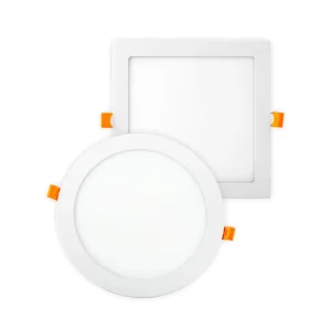 LED Panel Light 3W 6W 9W 12W 18W 24W Recessed Ceiling Light Aluminum Body IP65 Square Downlight for Living Room Office