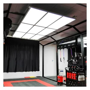 LED Panel Lights Modern LED Ceiling Light for Car Repair Workshop & Showroom Ultra Bright IP54 Rated White AC Power Supply