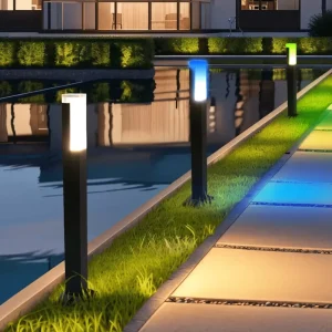 LED Pathway Lights Outdoor IP65 Waterproof Bollard Light for Garden Lawn Courtyard Landscape Lighting
