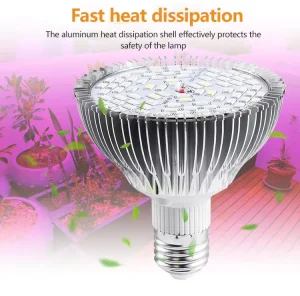 LED Plant Grow for E27 E14 Bulbs Indoor UV IR Veg Flower Bloom Lamp Hydroponic Greenhouse IP44 Aluminum