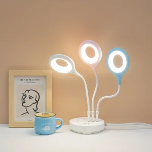 LED Plug Mini Portable Light USB Intelligent Table Lamp Anti-glare Flexible Hose Learning Light