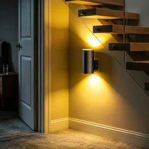 LED Plug in Night Light RGB Ambient Lamp Wireless Sensor Dual Wall Sconce for Bedroom Corridor Stairway Indoor Modern Decor Art