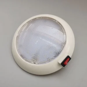 LED RV Interior Round Dome Light for Bus Caravan Cabinet