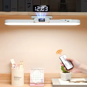 LED Rechargeable DC Wall-Mounted Touch-Control Dimmable 3-Color Rotatable Magnetic Study, Reading, and Cabinet Light
