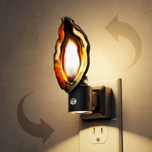 LED Sensor Control Plug In Night Light 350° Rotatable Dusk Dawn Nightlight