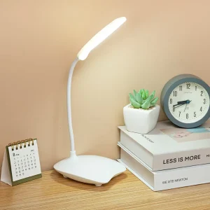 LED Smart Desk Lamp Foldable Dimmable Touch Eye Protection USB Rechargeable Table Lamp for Student Night Reading Book Office