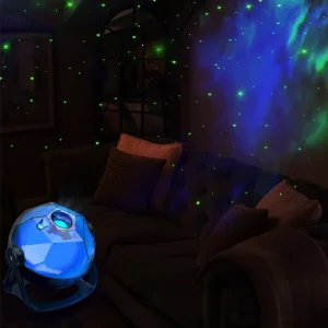 LED Smart Home Laser Star Galaxy Projector Lamp with Remote Control and Colorful Projection