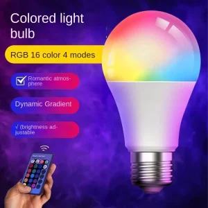 LED Smart RGB Globe Bulb 9W Color-Changing Ambient Light