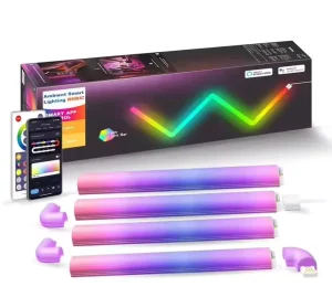 LED Smart Wall Light for TV Bedroom Game Room Bar Decoration RGBIC Light Bar WIFI APP Control Music Sync DIY Night Light