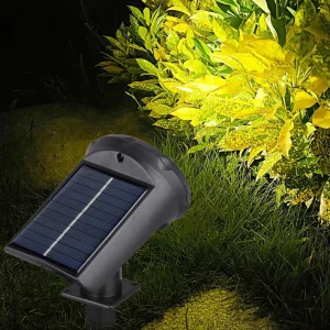 LED Solar Garden Spot Light IP44 Waterproof ABS Multi-Color Yard Pathway Landscape Light