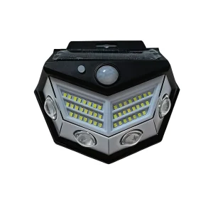LED Solar Powered Smart Sensor Wall Washer Light for Garden Outdoor Villa Courtyard Waterproof Ambient Lighting