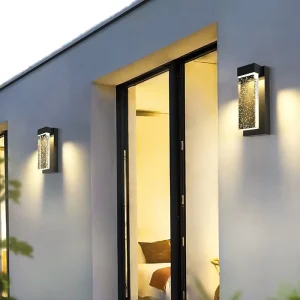 LED Square Wall Lamp Waterproof Aluminum Alloy Wall Mounted Garden Exterior Villa Wall Light 3 Year