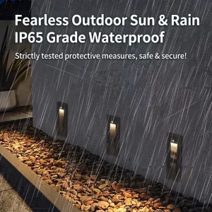 LED Step Light IP65 Waterproof Recessed Wall Stair Lamp Aluminum Outdoor Garden Corridor 3W 3000K Warm White