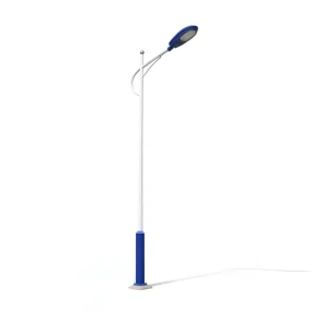 LED Street Lamp IP65 Waterproof High Brightness Battery Powered Eco Friendly Outdoor Street Lamp for Streets Gardens Highways