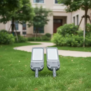 LED Street Light Ce Rohs Rated 5pin Smart Street Lighting System Outdoor 100W Led Street Light for Garden parking park