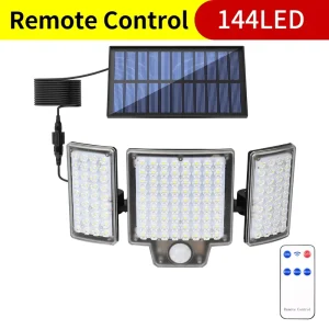 LED Street Light Floodlight Wall Light Solar-Powered Outdoor Waterproof Motion Sensor