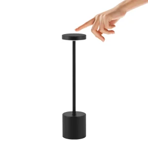 LED Table Lamp Rechargeable Metal Restaurant Lights Dining Room Lamp Desk Night Light for Hotel Restaurant Use