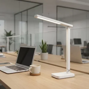 LED Table Lamp for Students Reading Eye Protection Desk Light 3 Color Modes Touch Dimming Foldable Modern Lamp