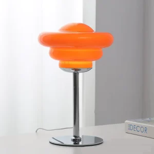 LED Table Light Lamps Seashell Night Light USB Light Desk Table Lamps Self Charging 3D Lamp Atmosphere Colorful Gift Decoration